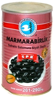 Marmarabirlik Süper Siyah Zeytin Teneke 800 Gr ürün resmi