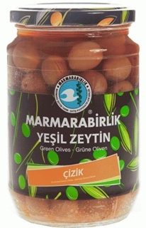 Marmarabirlik Yeşil Zeytin Çizik 400 Gr ürün resmi