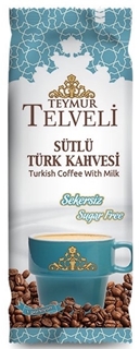 Teymur Telveli Sütlü Türk Kahvesi Şekersiz 19,5 gr ürün resmi