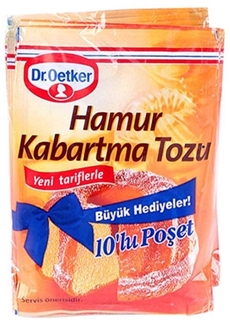 Dr. Oetker Hamur Kabartma Tozu 10 Lu 100 Gr ürün resmi