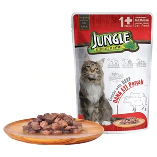Jungle Biftekli Kedi Maması 415 Gr ürün resmi