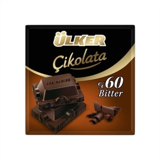 Ülker Çikolata Bitter %60 Kare 60 Gr ürün resmi