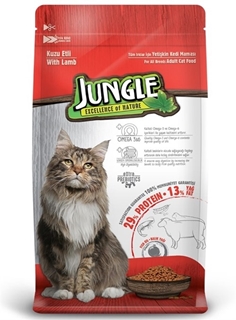 Jungle Kuzu Etli Yetişkin Kedi Maması 500 Gr ürün resmi