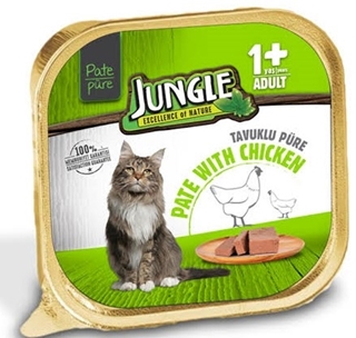 Jungle Püre Yetişkin Kedi Tavuklu 100 Gr ürün resmi