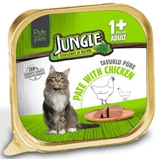 Jungle Püre Kısır Kedi Tavuklu 100 Gr ürün resmi