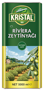 Kristal Riviera Zeytinyağı Teneke Kutu 5 Lt ürün resmi