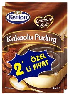 Kenton Çikolata Aşkı Kakaolu Puding 2'Li ürün resmi