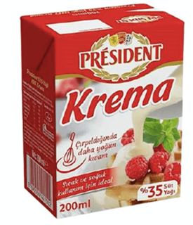 President Krema 200 Ml ürün resmi