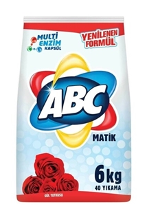 Picture of ABC MATİK 6 KG çamaşır deterjan gül tutkusu