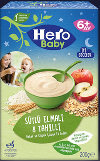 Picture of Hero Baby Sütlü 8 Tahıllı Elmalı 200 Gr
