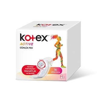 Kotex Active Günlük Ped 16 Lı ürün resmi