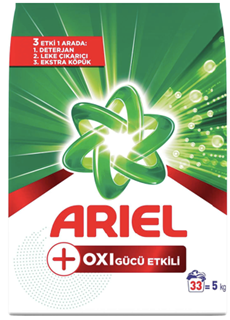 Ariel OXI Toz Çamaşır Deterjanı 5 Kg ürün resmi