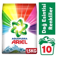 Ariel Dağ Esintisi Renklilere Özel Aqua Pudra Toz Çamaşır Deterjanı 1,5 Kg ürün resmi