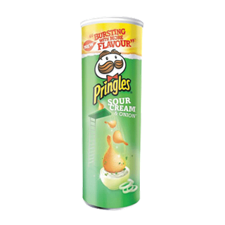 Pringles Sour Cream & Onion 165 Gr ürün resmi
