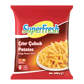 Superfresh Patates Çıtır Çubuk 1 Kg ürün resmi