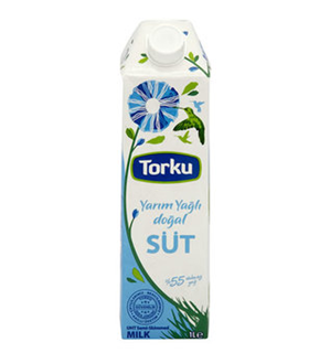 Torku Yarım Yağlı Süt 1Lt ürün resmi
