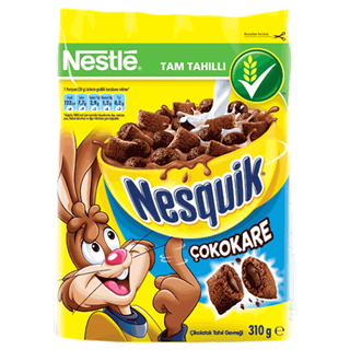 Nestle Nesquik Çokokare Çikolatalı Tahıl Gevreği 310 Gr ürün resmi