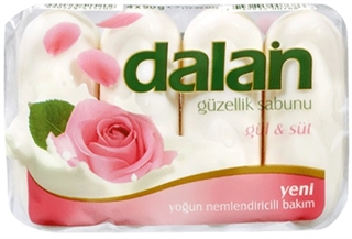 Dalan Gezellik Sabunu Süt & Gül 4X90 Gr ürün resmi
