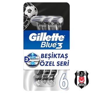 Picture of Gillette Blue3 Beşiktas Taraftar Paketi 6 Lı